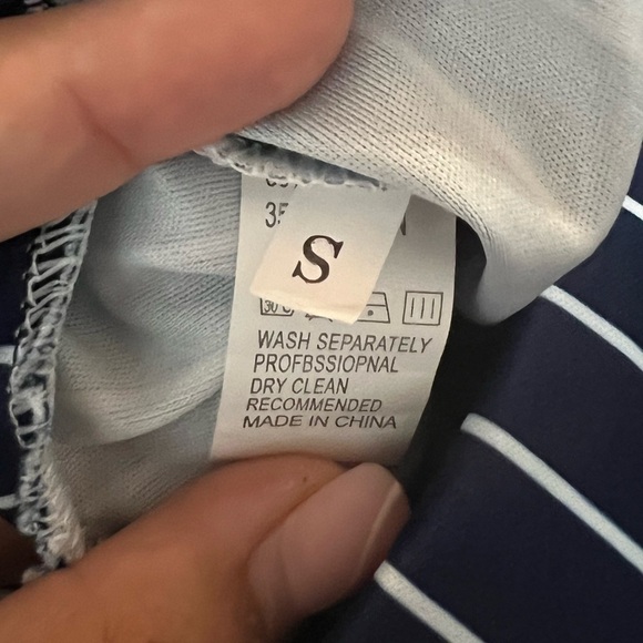 AMAZON Men's Striped Pants Small - Picture 2 of 3